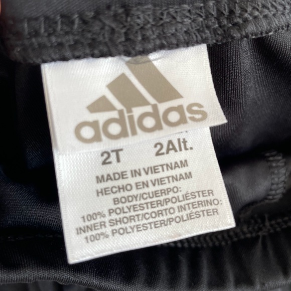 Adidas/ 2T/ Girl/ Skirt/ Black/ Purple-ish Detail On Both Sides/ $5 - Picture 7 of 7